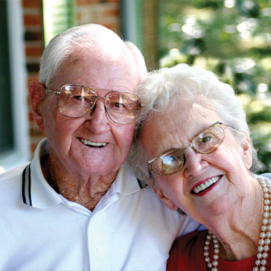 Photo of an older couple smiling. Link to Life Stage Gift Planner Over Age 70 Situations. Photo of an older couple smiling. Link to Life Stage Gift Planner Over Age 70 Situations.